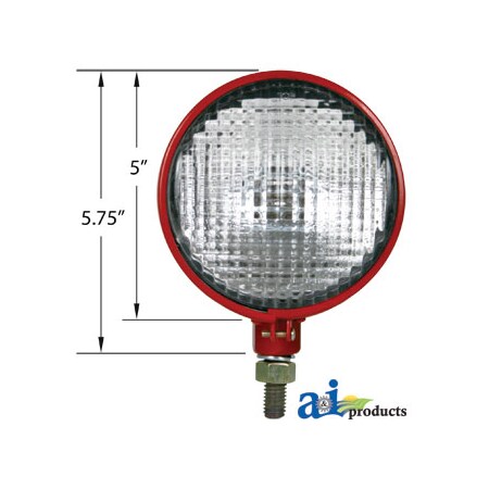 A & I Products Headlamp Assembly (6 Volt) 6.2" x4.5" x6.2" A-45640DB